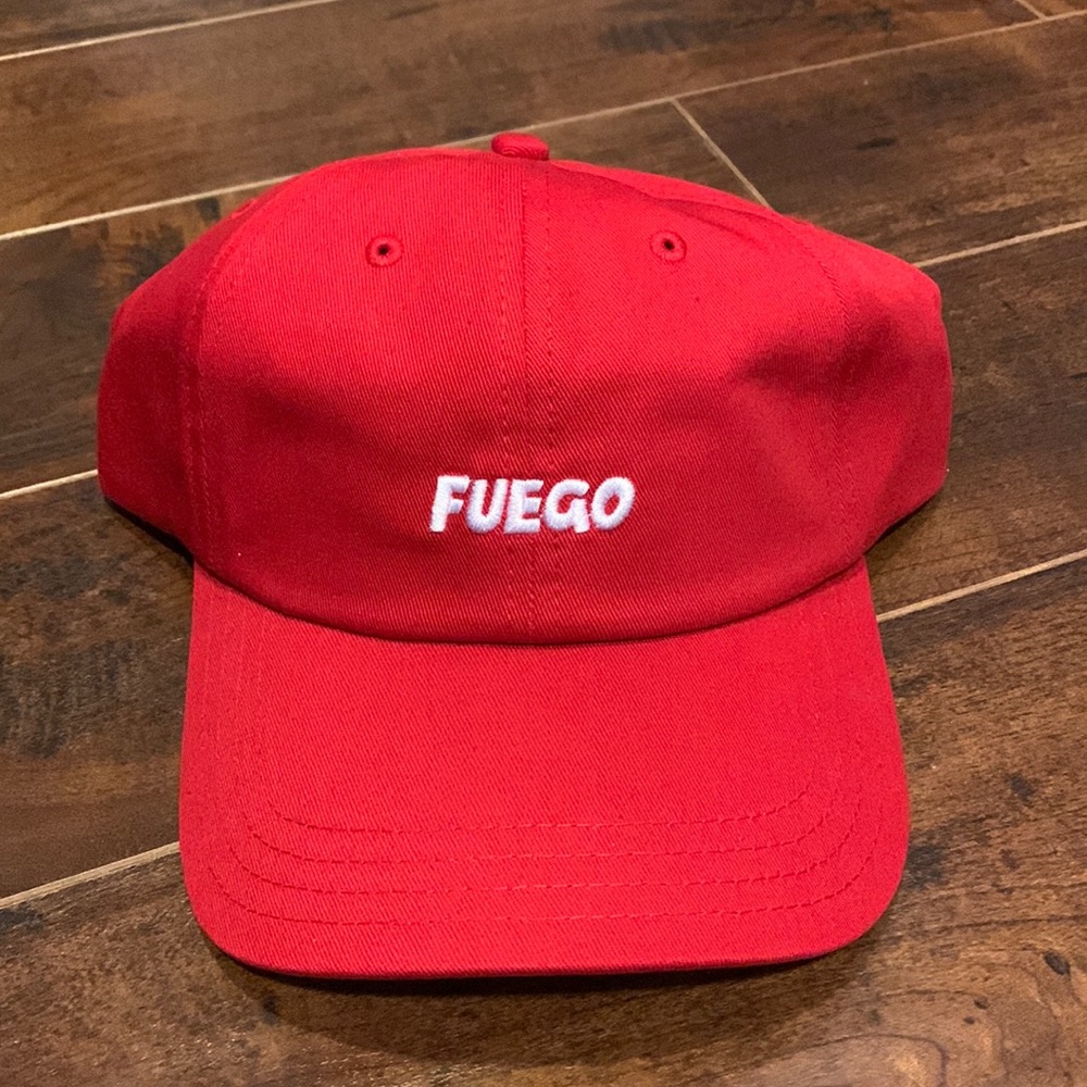 Embroidered Fuego Red Hat